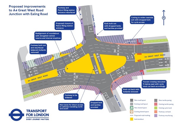 Proposed junction