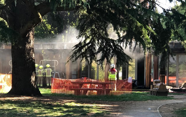 Major Fire Breaks Out At Gunnersbury Park Cafe