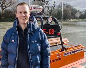 Dan Cooper running in the London Marathon to raise money for river safety 