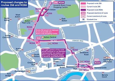 TfL Wants Your Views on Change to 266 and 391 Bus Routes