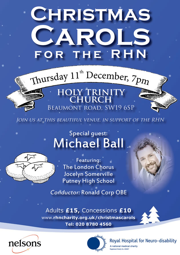 Michael Ball Supports Royal Hospital for Neuro disability Putney This ...