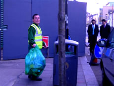 ECT clearing rubbish 