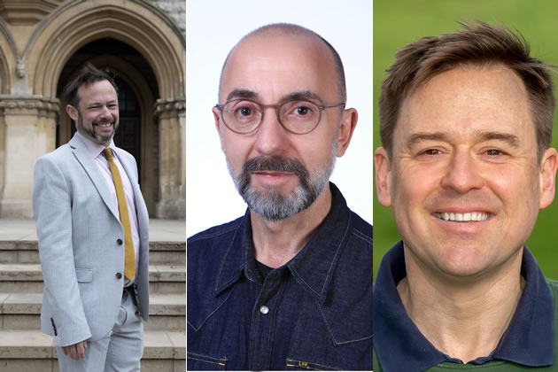 Cllr Gary Malcolm (Liberal Democrat), Craig Smith ( Ealing Community Independent) and Neil Reynolds (Ealing Green Party)