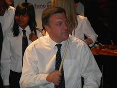 Ed Balls at Twyford CE High School in Acton
