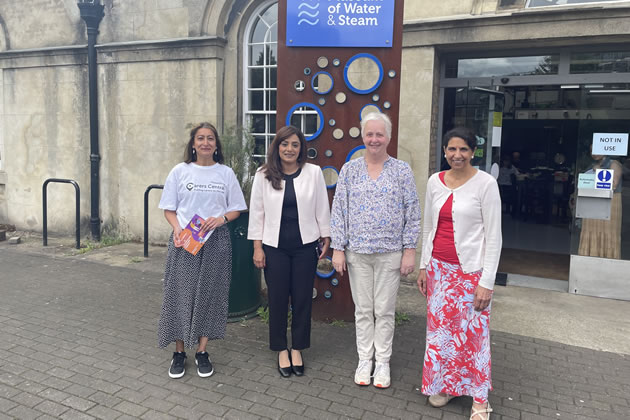 	Cllr Chaudhary visits Carers Week coffee morning hosted by Karen Adams (centre right) from Our Barn