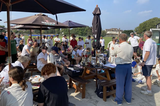 Last year�s junior cricket festival at Old Actonians. Picture: Twitter/Tamlyn Worrall